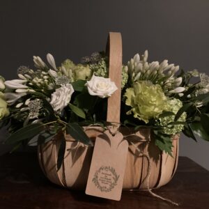 Flower Garden Basket Arrangement - overflowing with stunning blooms