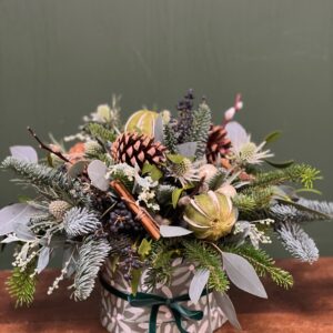 Mistletoe Hatbox - full of wintertime touches