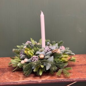 Candle Table Centrepiece - Lovely addition to your festive table