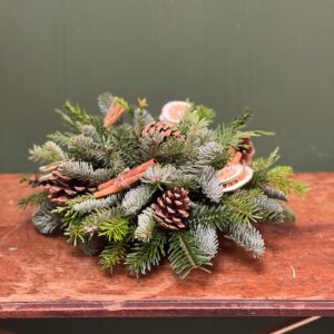 Christmas Posy Arrangement - simple and festive