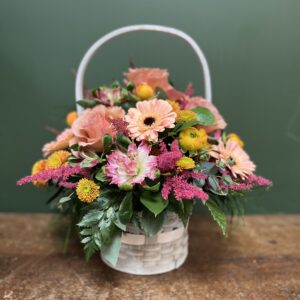 Mother's Day basket- overflowing with beautiful blooms